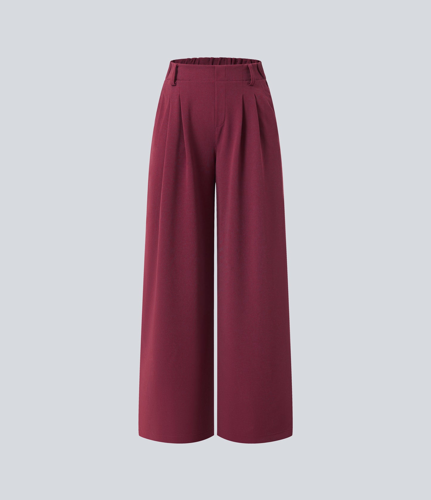 FYsuper-Women’s High Waist Wide Leg Waffle Pants — Comfort Meets Effortless Style