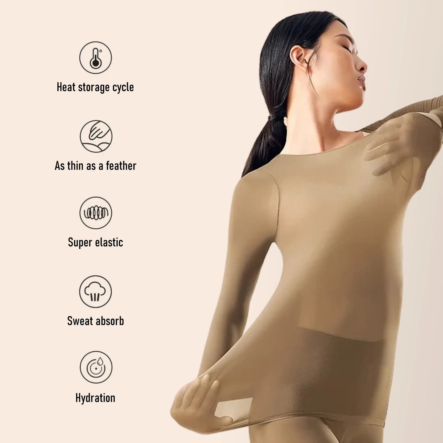 FYSUPER SIKN Ultra-thin Thermal Underwear