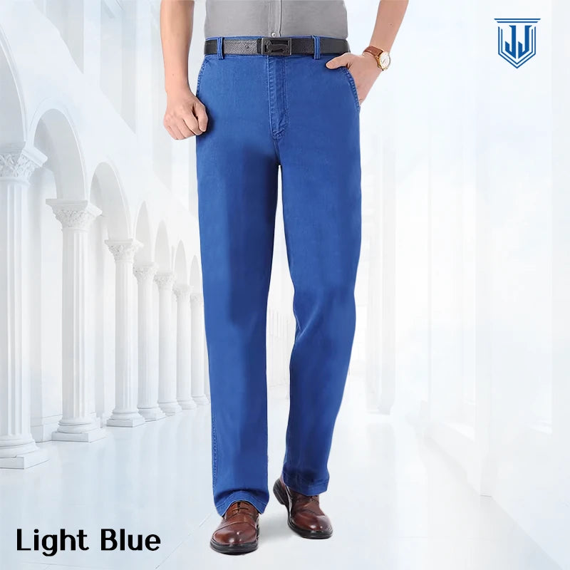FYsuper - Men's Classic Straight Fit Stretch Jeans