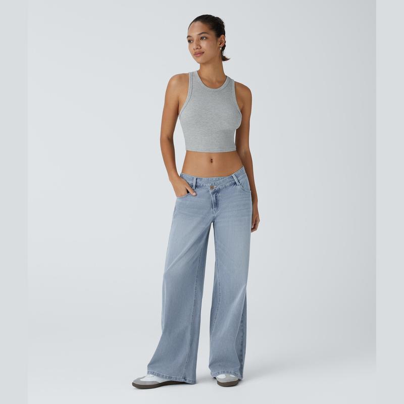 π₯ 40% OFF | FYsuper Shaping Baggy Jeans β Butt-Lifting, Slimming & Super Stretchy Comfort π