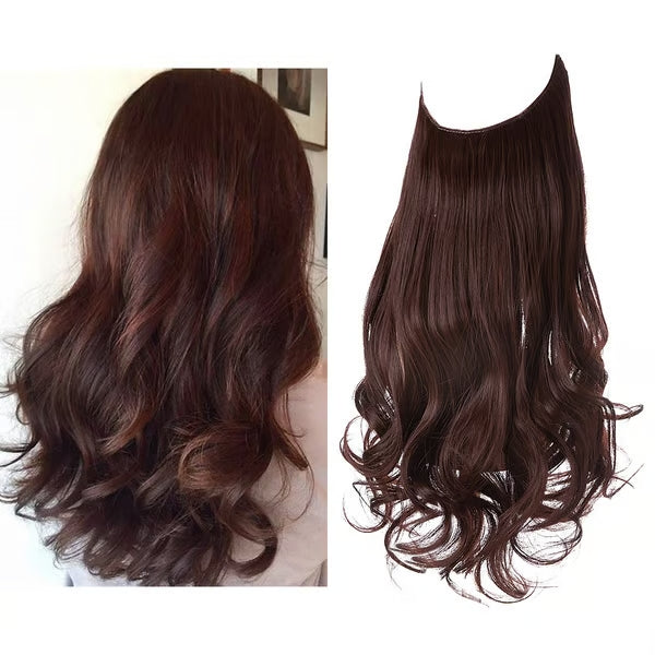 20Sec Hair Magic! Invisible 100% Gray Coverage! U-Part Wig Undetectable Glueless Wiglet for Thin Hair