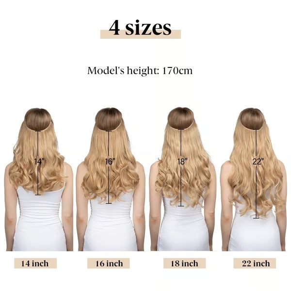 20Sec Hair Magic! Invisible 100% Gray Coverage! U-Part Wig Undetectable Glueless Wiglet for Thin Hair