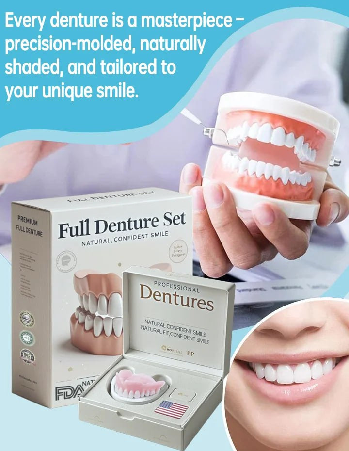 ๐๐ข๐๐จ๐ง๐ยฎ ๐ฆทAdvanced Customized Full Denture Set๐ฆท (๐ฅ10,000+ Sold In Last 30 Day)