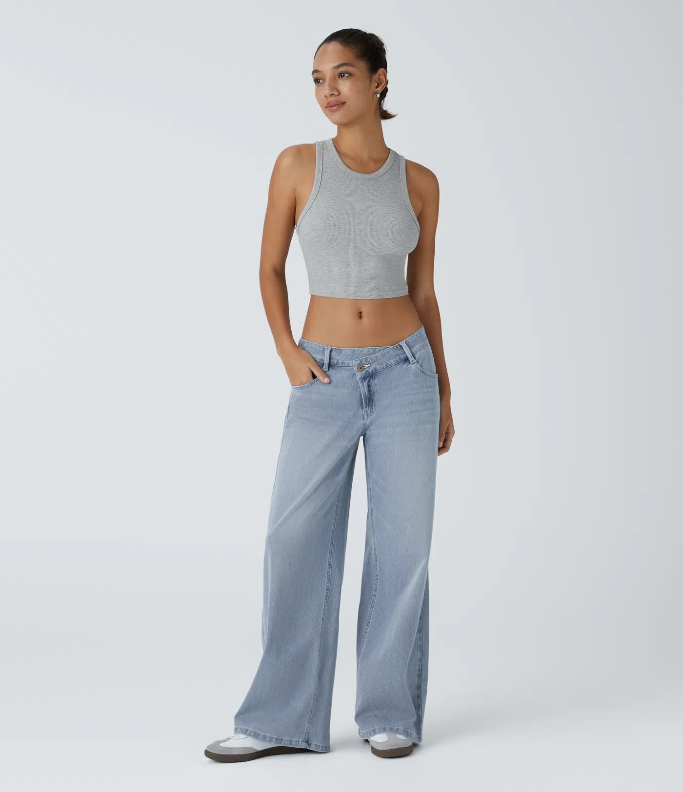 π₯ 40% OFF | FYsuper Shaping Baggy Jeans β Butt-Lifting, Slimming & Super Stretchy Comfort π