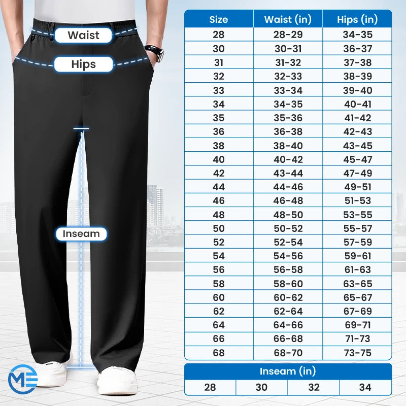 FYsuper - Ultra Comfort Ice Silk Flexible Casual Pants