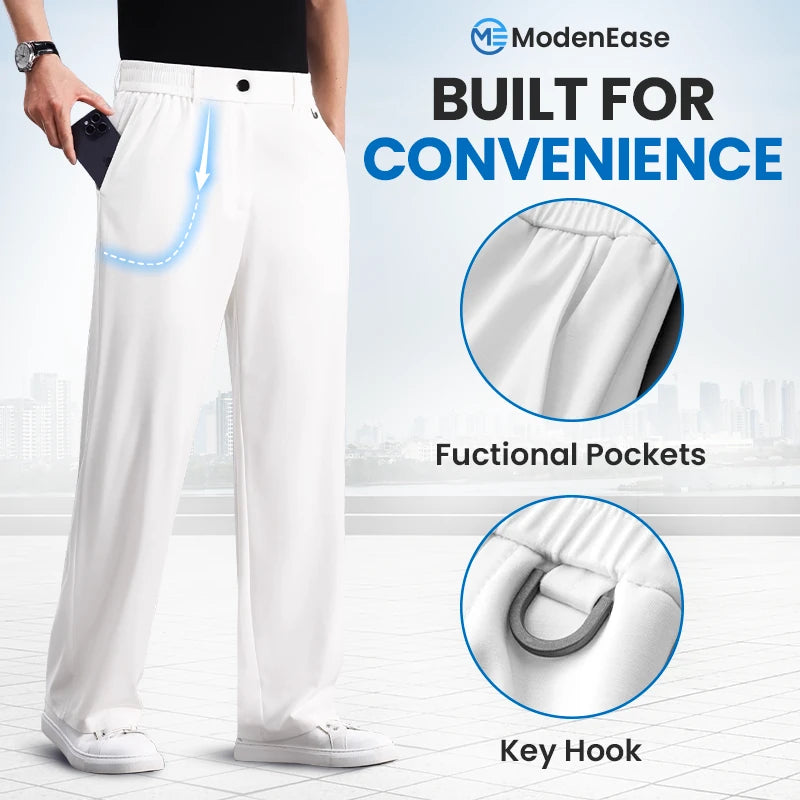 FYsuper - Ultra Comfort Ice Silk Flexible Casual Pants