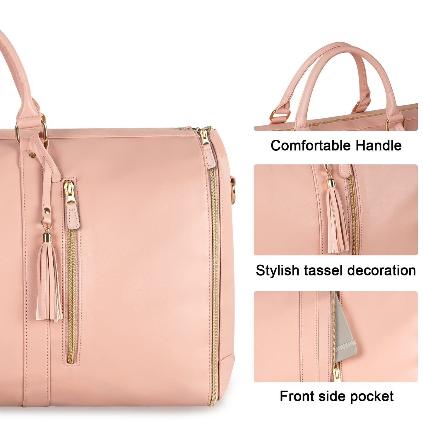 π₯ Save 60% Off!-Large-Capacity Foldable Travel Duffle Bag  β Waterproof Handbag & Garment Suit Tote for Clothes & Trips