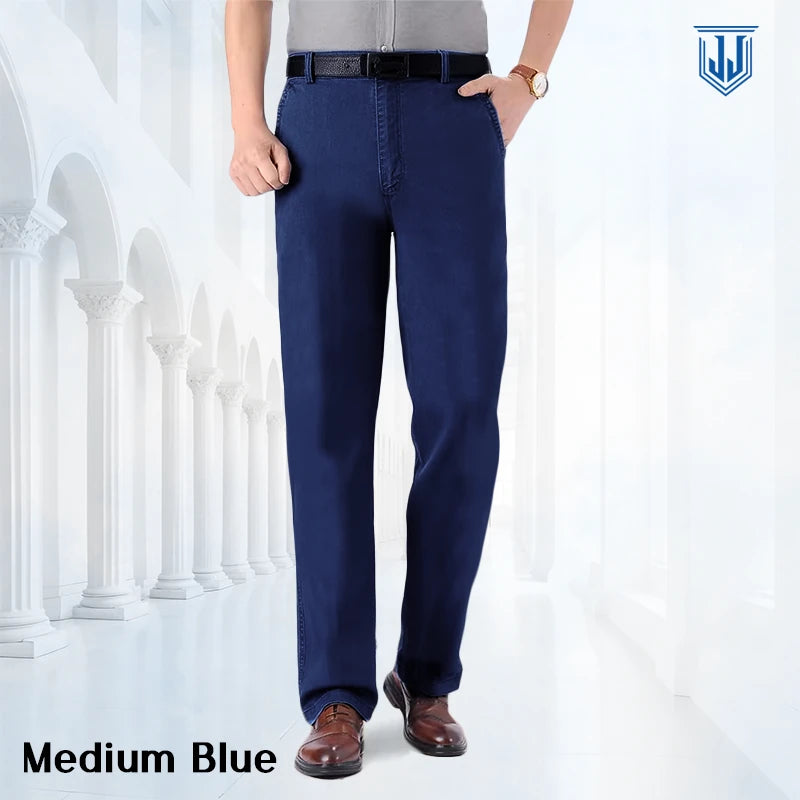 FYsuper - Men's Classic Straight Fit Stretch Jeans