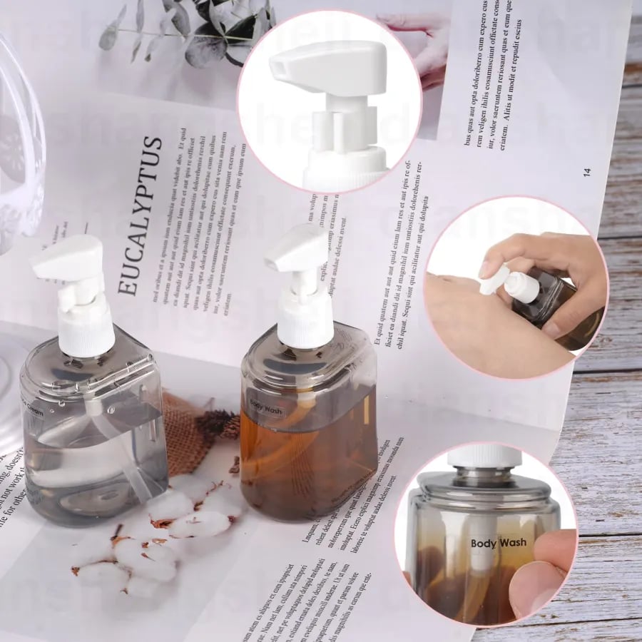 🎁 Mini Shampoo Dispenser Portable Travel Bottle Set