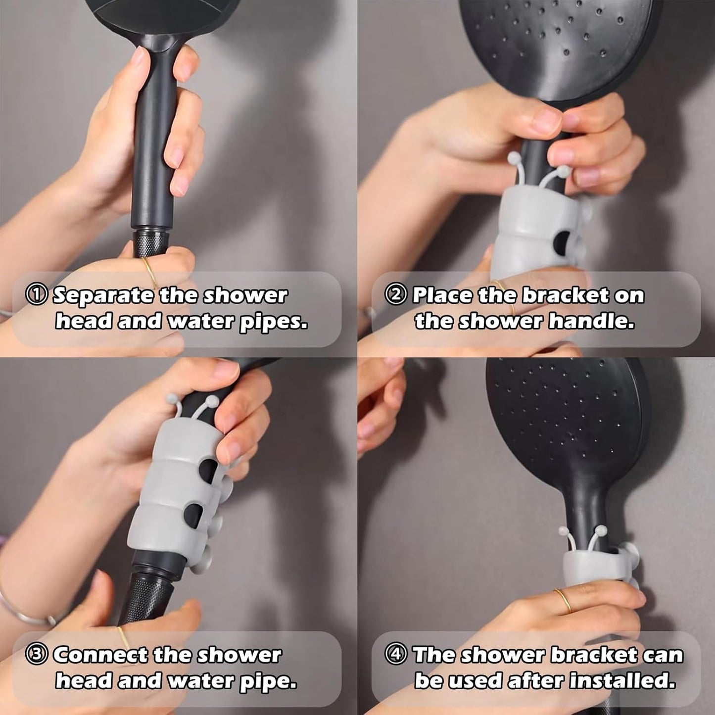 🔥Buy 1 get 9 free(10pcs)-Silicone Shower Head Holder