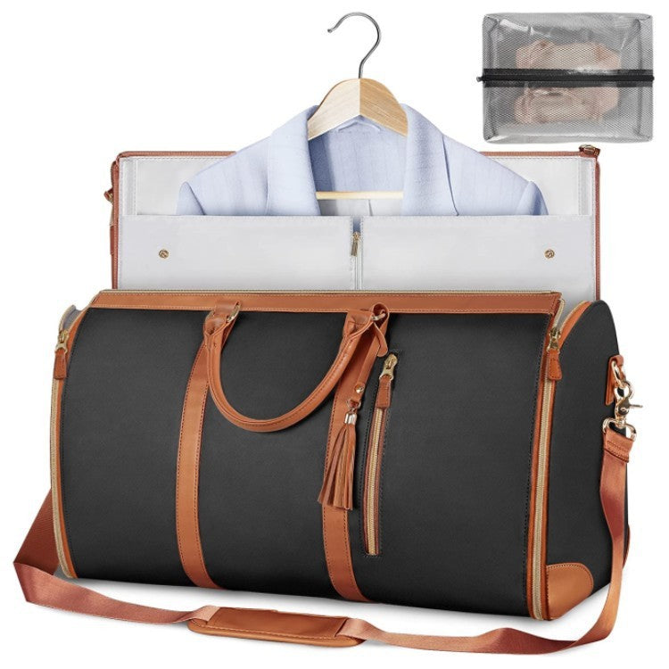 π₯ Save 60% Off!-Large-Capacity Foldable Travel Duffle Bag  β Waterproof Handbag & Garment Suit Tote for Clothes & Trips