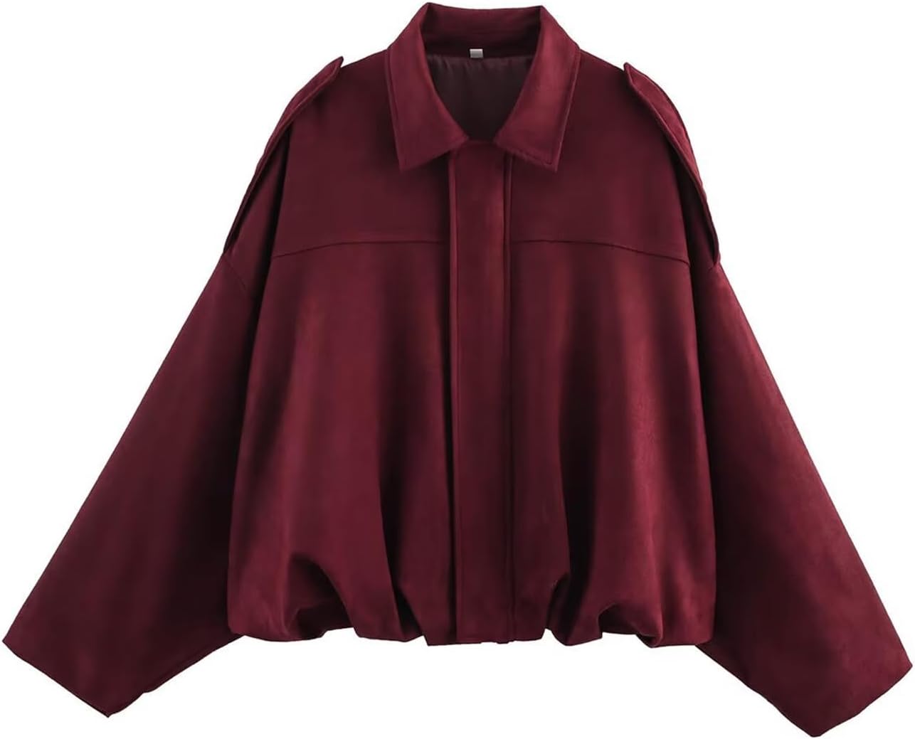 Womens Faux Suede Bomber Jacket Casual Lapel Pilot Cropped Coat Oversized Motorcycle Jackets 2025 Outerwear