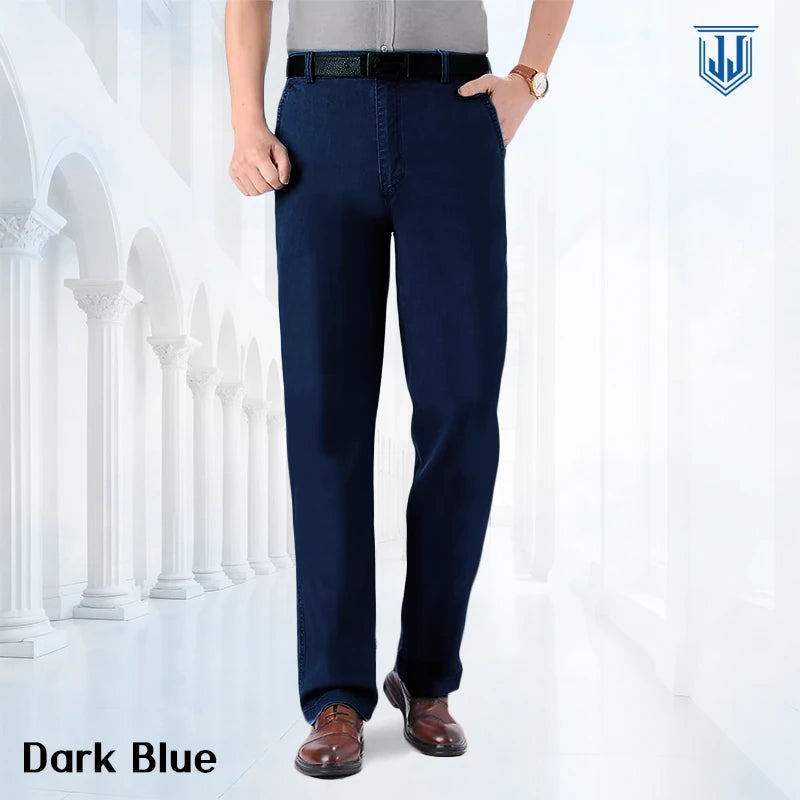 FYsuper - Men's Classic Straight Fit Stretch Jeans