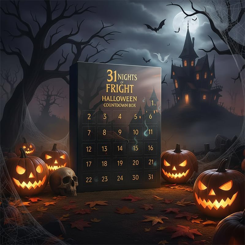 31 Nights of Fright Halloween Countdown Box-2025 Advent Calendar