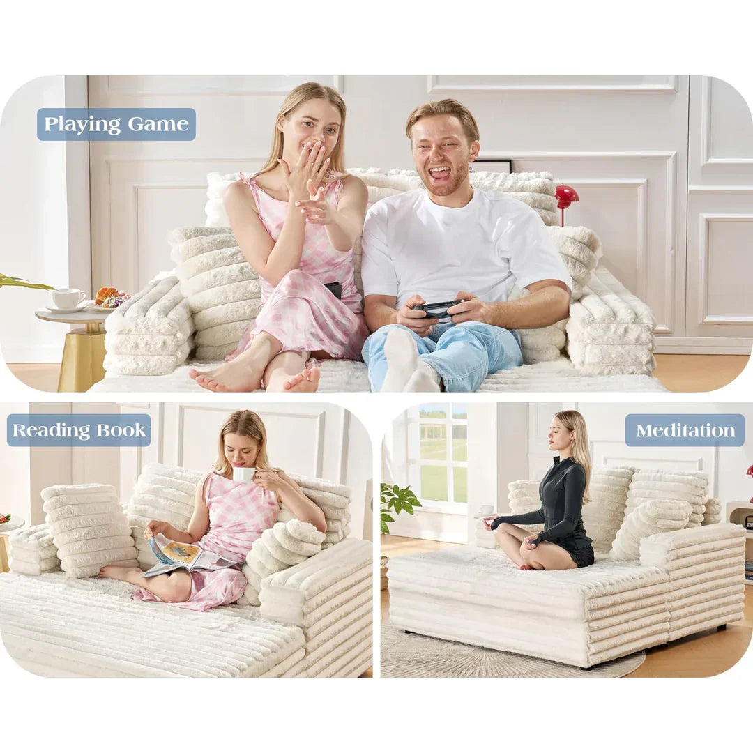 🔥☁️Cloud-Like Chaise for Ultimate Comfort&Style