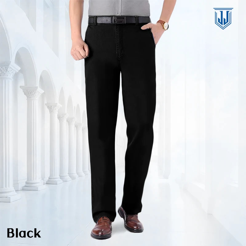 FYsuper - Men's Classic Straight Fit Stretch Jeans