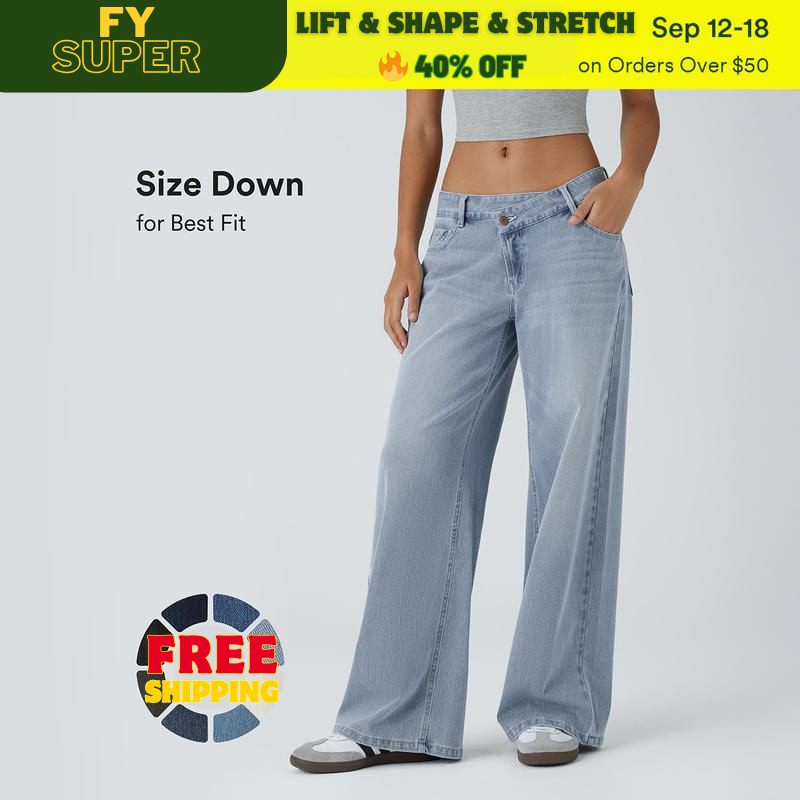 π₯ 40% OFF | FYsuper Shaping Baggy Jeans β Butt-Lifting, Slimming & Super Stretchy Comfort π