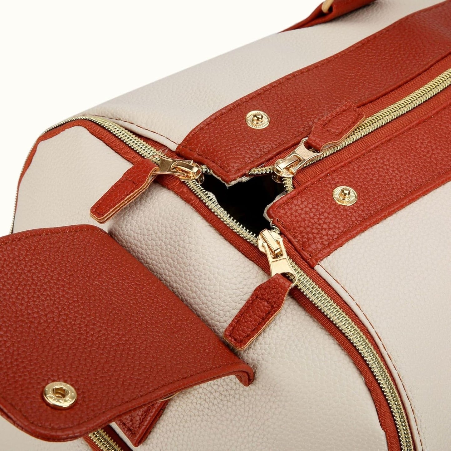š§³ Ultimate Leather Travel Bag āFolding Suit Storage Bag Capacity Luggage Handbag Travel Sport Outdoor Multi Function Organizer
