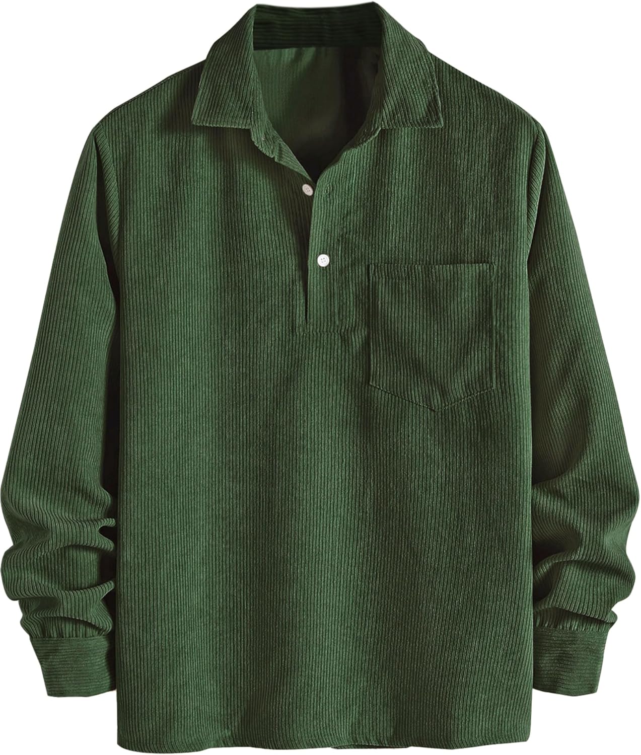 FYsuper Men’s Corduroy Shirt Pullover – Where Comfort Meets Charisma