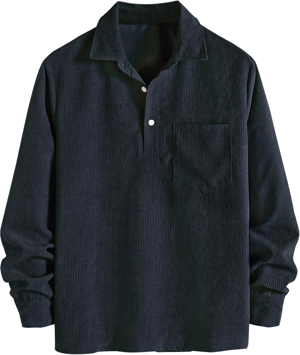 FYsuper Men’s Corduroy Shirt Pullover – Where Comfort Meets Charisma