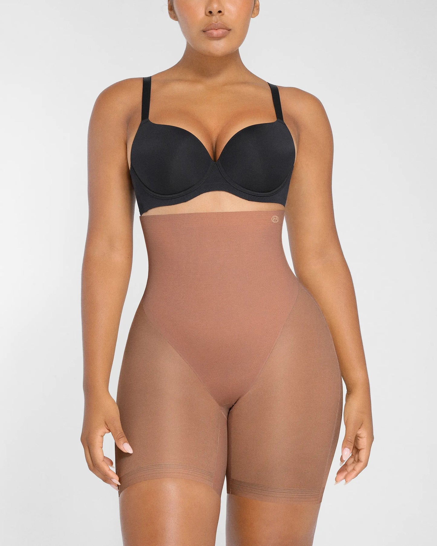 MeshSmooth High-Waisted Mid Thigh Short