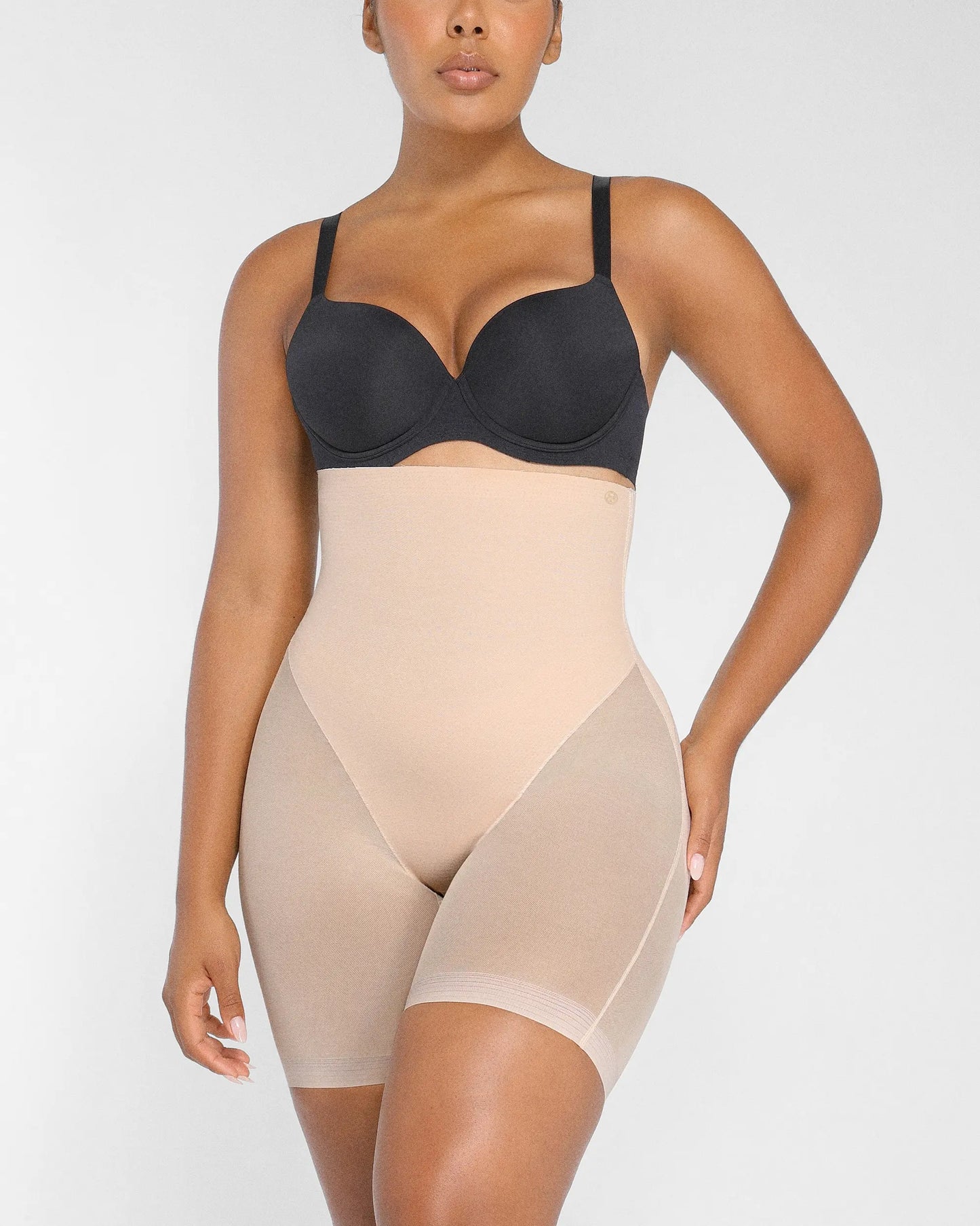 MeshSmooth High-Waisted Mid Thigh Short