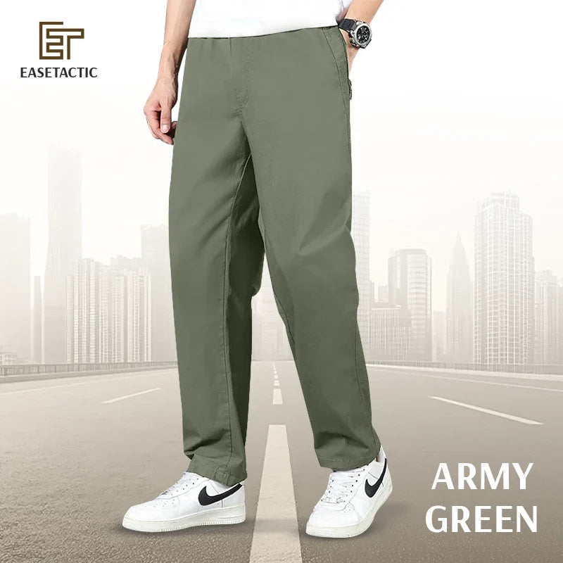 EaseTactic - Flex Fit Zipper-Pocket Durable Pants