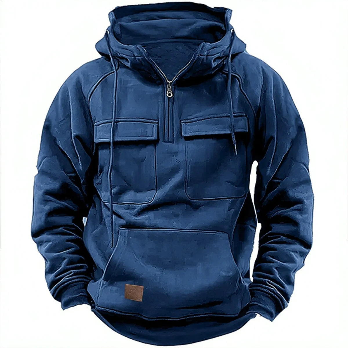 FYsuper Men’s Half Zip Sweatshirt – Hoodie  Heavyweight Fleece with Utility Pockets