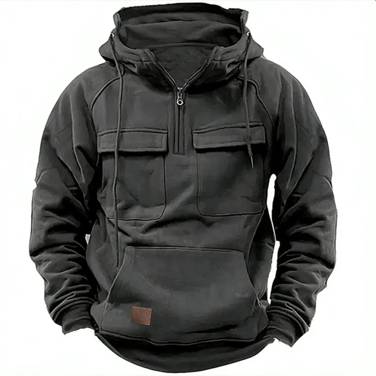FYsuper Men’s Half Zip Sweatshirt – Hoodie  Heavyweight Fleece with Utility Pockets