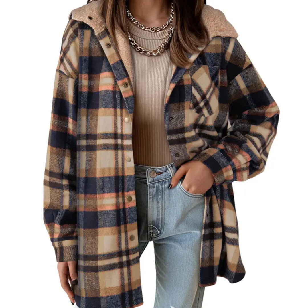 Flannel Jacket-✨ Transform Your Fall Wardrobe with One Perfect Piece