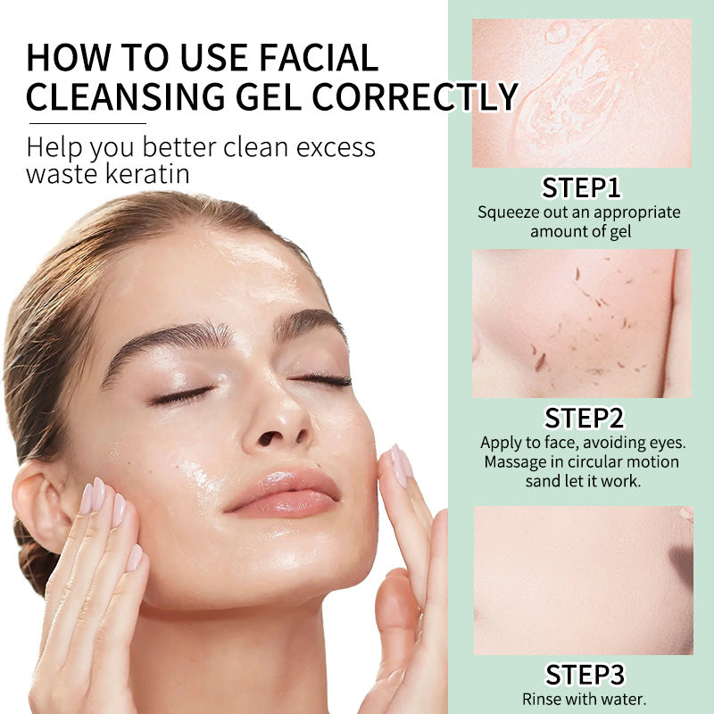 Cross-Border Hot Herbal Exfoliating Gel Exfoliating Gel Body Facial Dead Skin Cleansing Gel