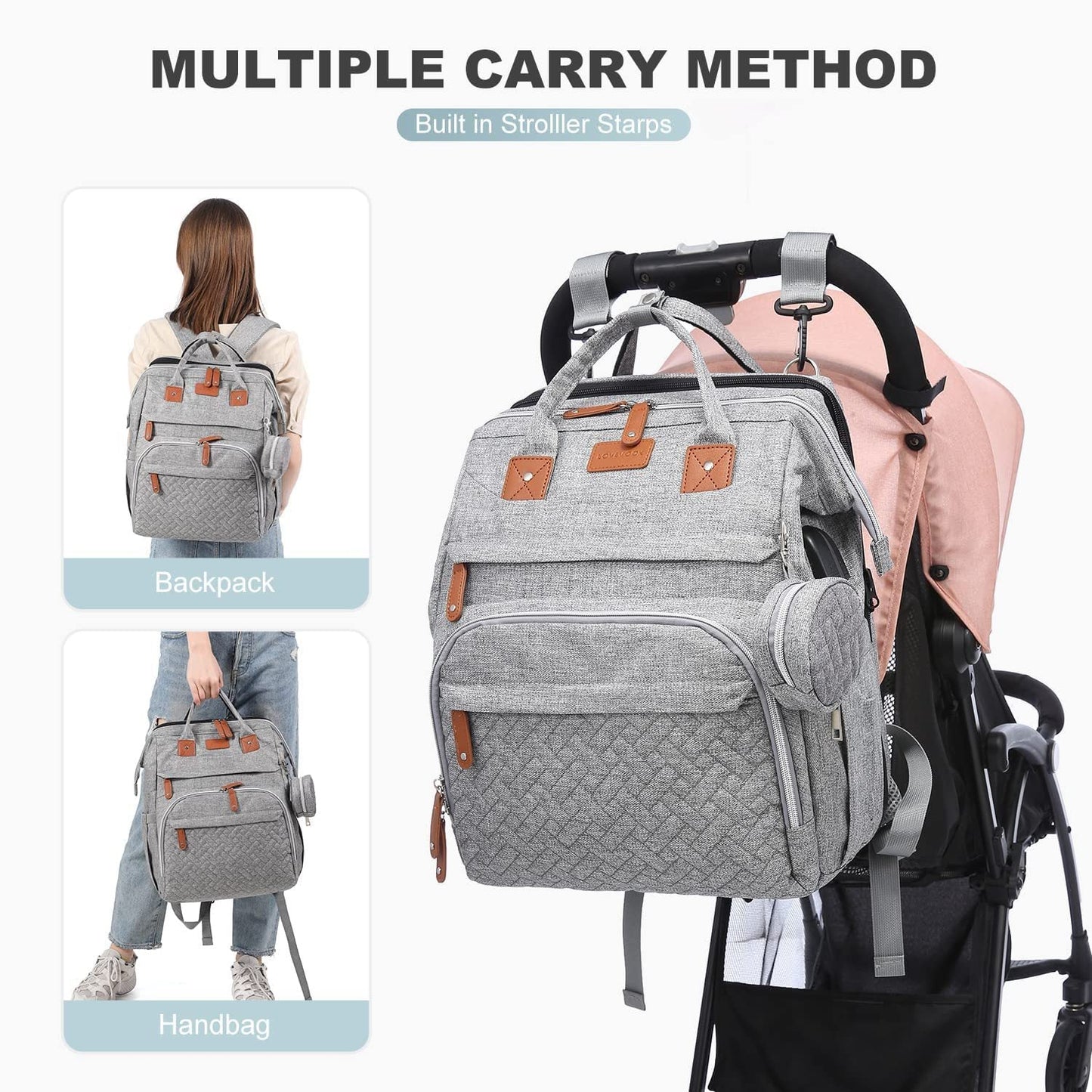 π Diaper Bag Backpack with Changing Station β Smart, Stylish & Built to Last