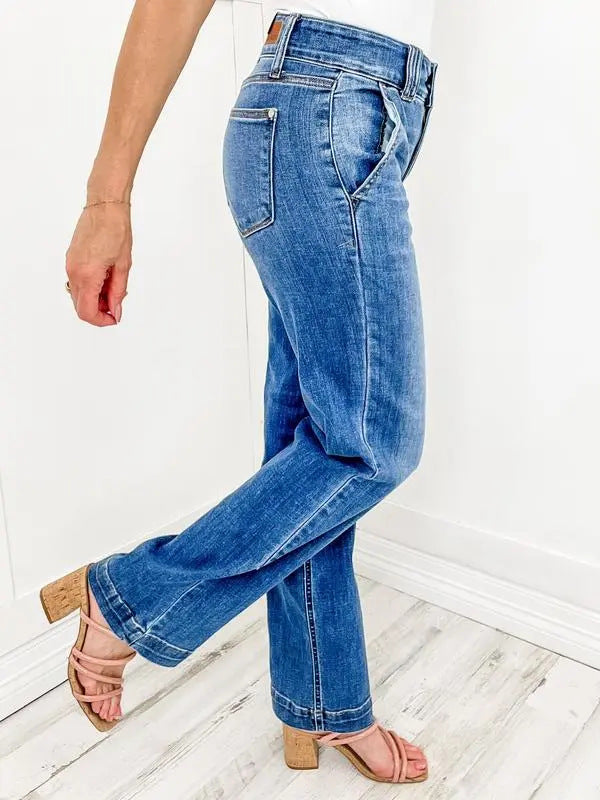 Women's Stretch Casual Pants with Elastic Waist - Soft Bootcut Trousers for Women - Perfect for Work, Travel & Lounge (Plus Size Available)
