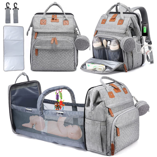 🎒 Diaper Bag Backpack with Changing Station – Smart, Stylish & Built to Last