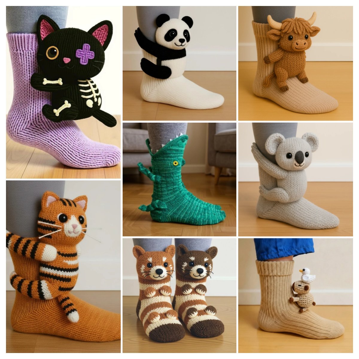 🔥BUY 2 Free shipping🦥3D Animal Socks🧦