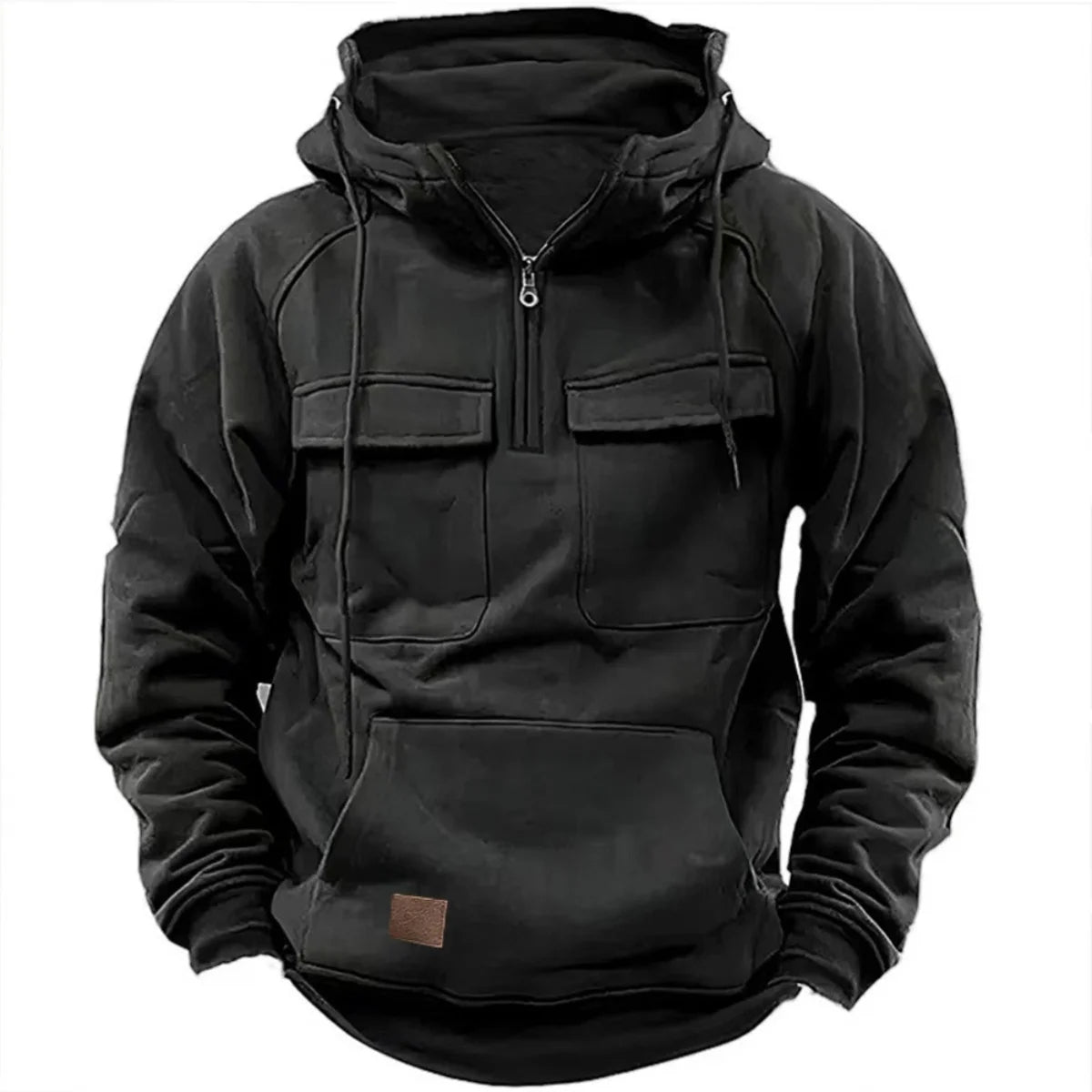 FYsuper Men’s Half Zip Sweatshirt – Hoodie  Heavyweight Fleece with Utility Pockets