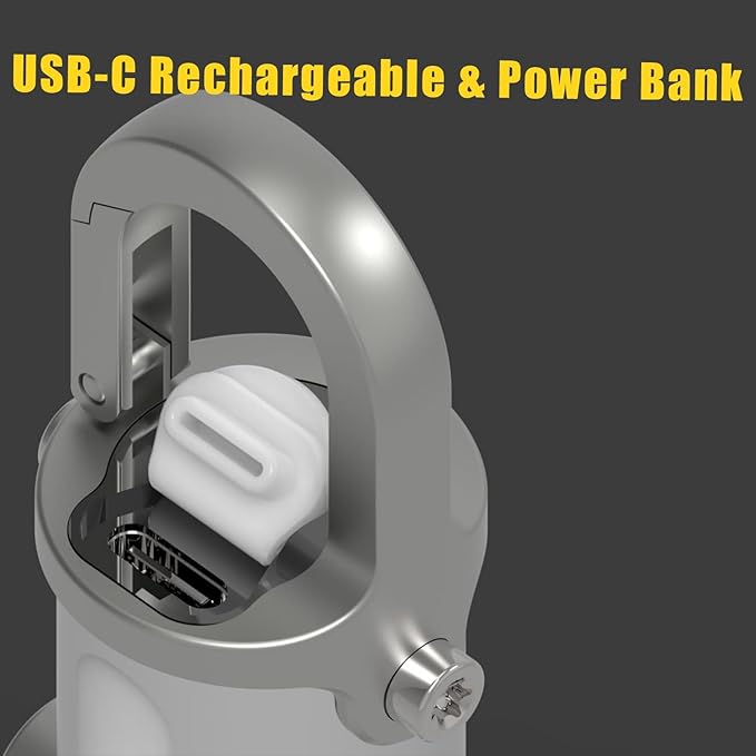 ✨🔦 FYsuper Small USB C Rechargeable Keychain Light✨