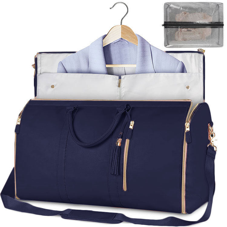 π₯ Save 60% Off!-Large-Capacity Foldable Travel Duffle Bag  β Waterproof Handbag & Garment Suit Tote for Clothes & Trips