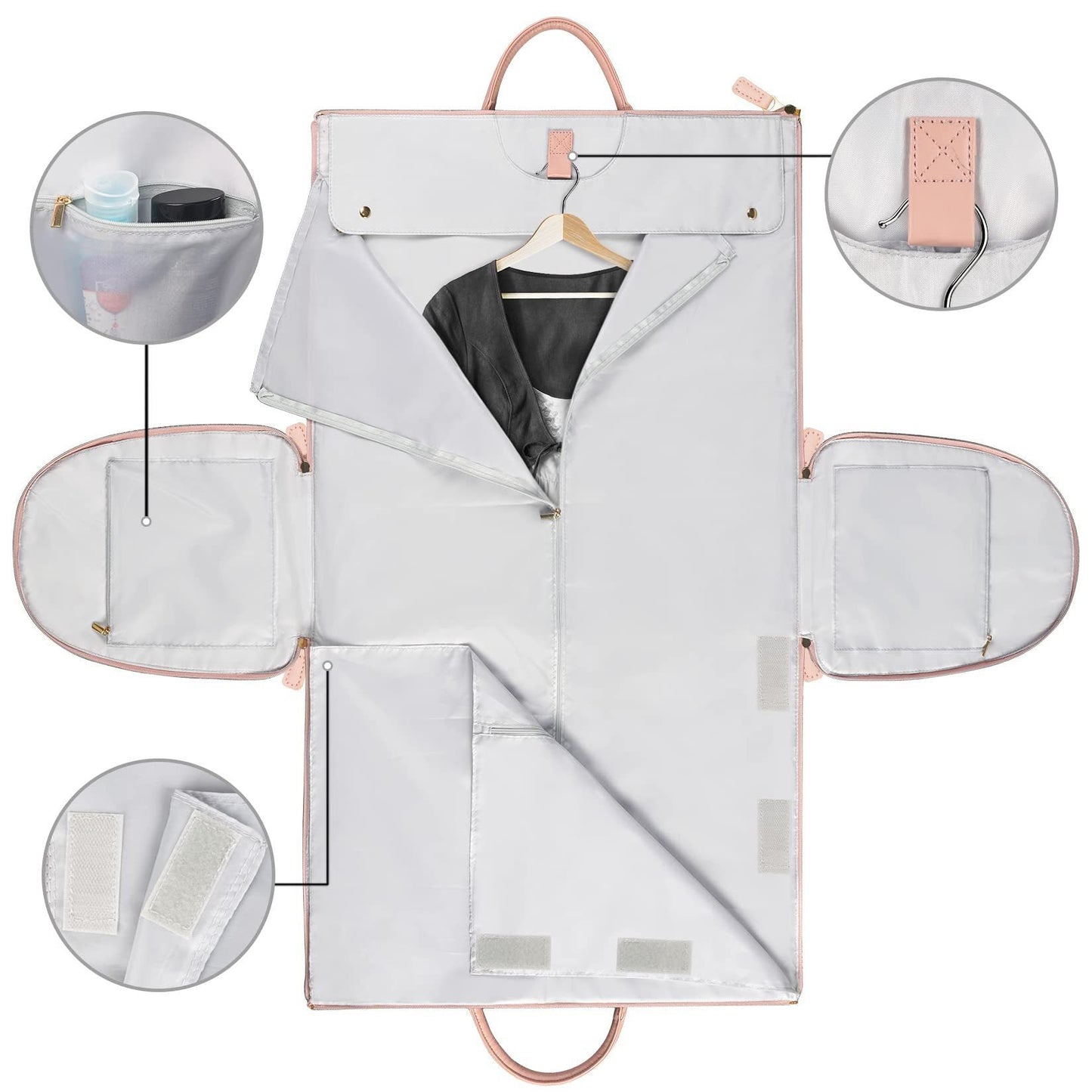 π₯ Save 60% Off!-Large-Capacity Foldable Travel Duffle Bag  β Waterproof Handbag & Garment Suit Tote for Clothes & Trips
