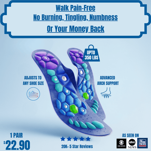 🔥 50% OFF(👉Save 33.99 on 2 pairs) | FYsuper™ 3-Point Grid Insoles – Instant Pain Relief & Natural Foot Alignment