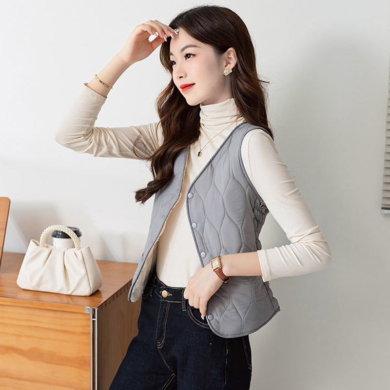 【M-5XL】🔥Warm wool women's vest
