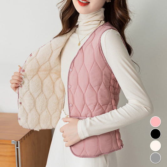 【M-5XL】🔥Warm wool women's vest