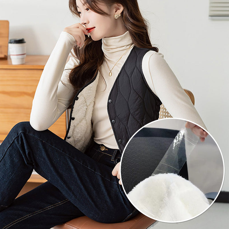 【M-5XL】🔥Warm wool women's vest