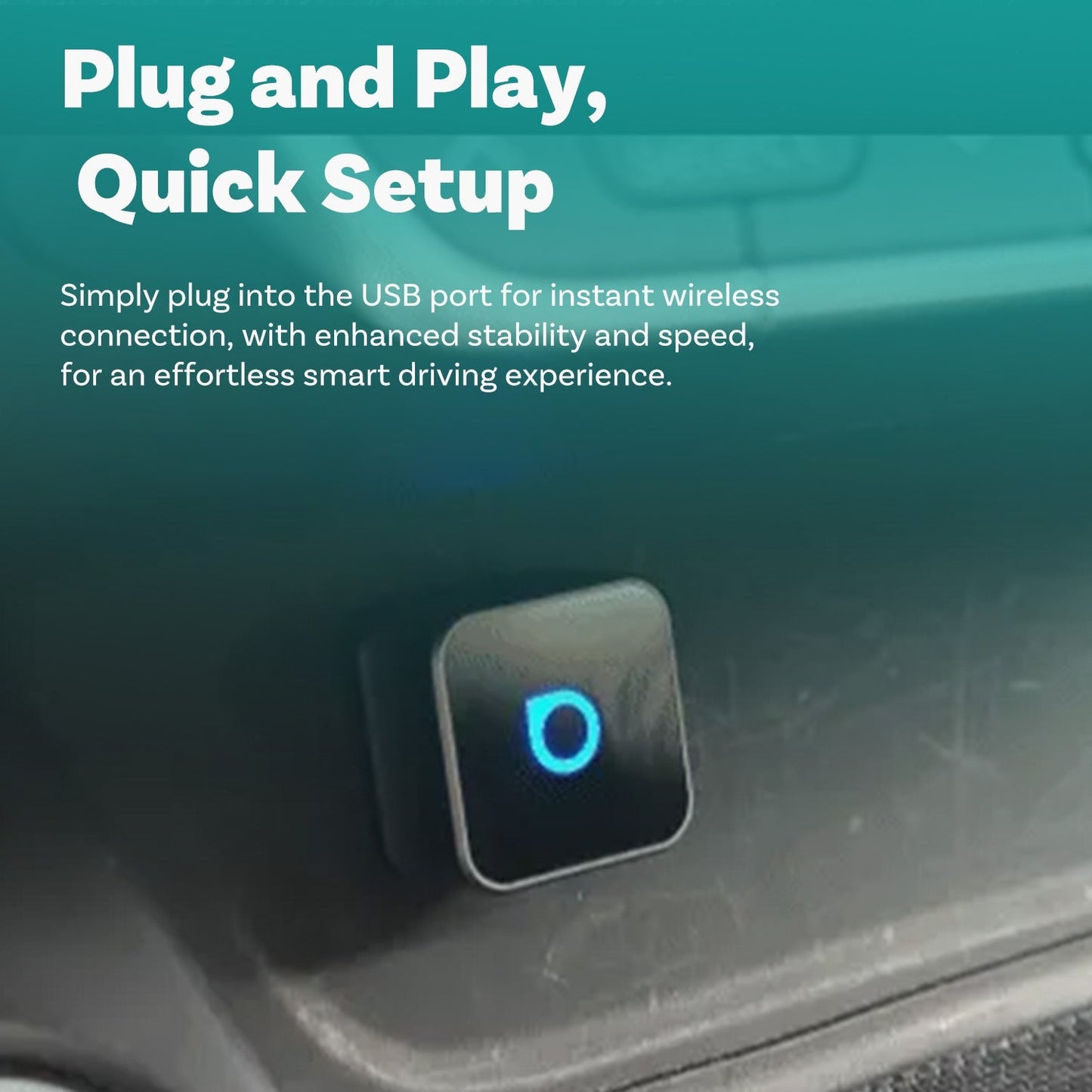 🚗Mini 3.0 Ultra Cube wireless CarPlay Android Auto Adapter