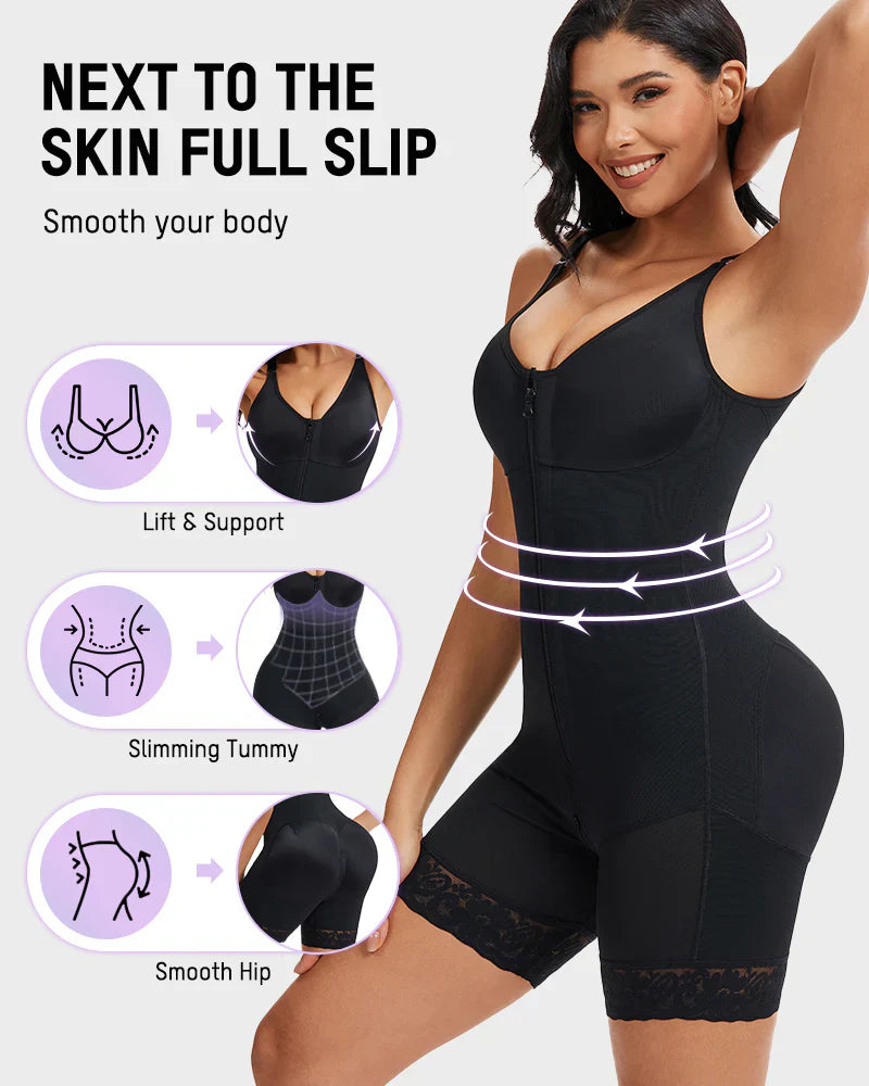[Buy 2 Free Shipping]Tummy Control Butt Lifter Shaper with Zipper Crotch Fajas Colombianas