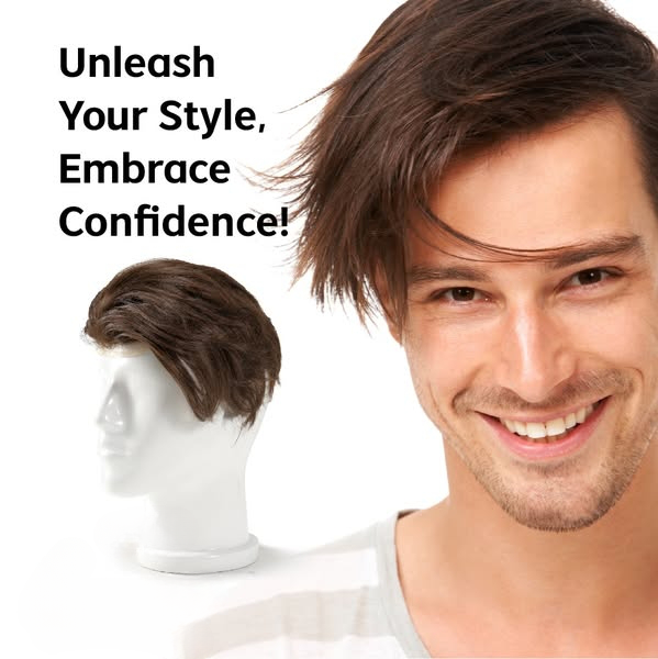 【Get Your Confidence Back】| The Most Natural Looking Toupee for Men | Free Shipping