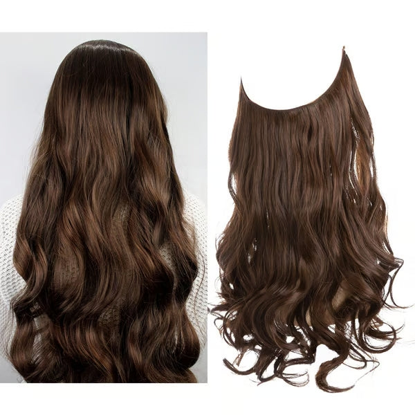 20Sec Hair Magic! Invisible 100% Gray Coverage! U-Part Wig Undetectable Glueless Wiglet for Thin Hair
