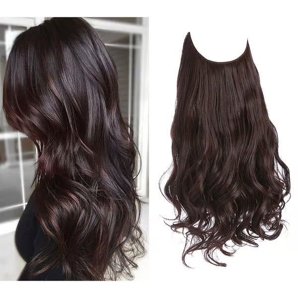 20Sec Hair Magic! Invisible 100% Gray Coverage! U-Part Wig Undetectable Glueless Wiglet for Thin Hair