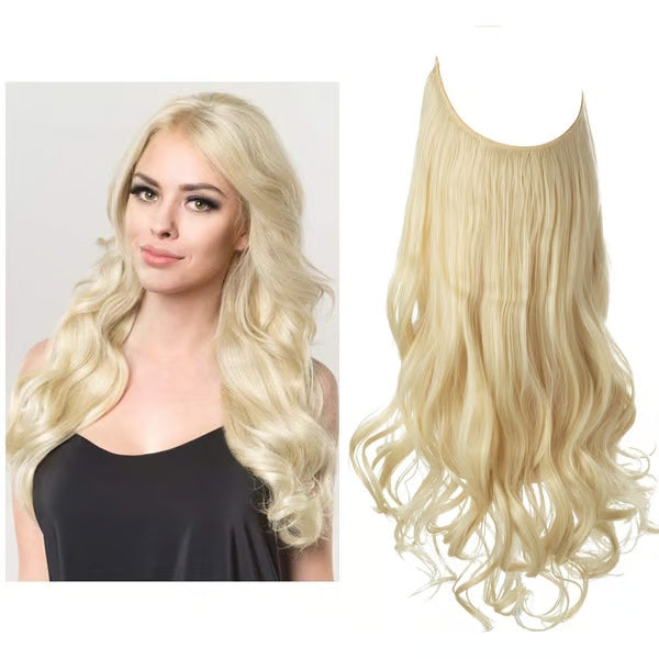 20Sec Hair Magic! Invisible 100% Gray Coverage! U-Part Wig Undetectable Glueless Wiglet for Thin Hair