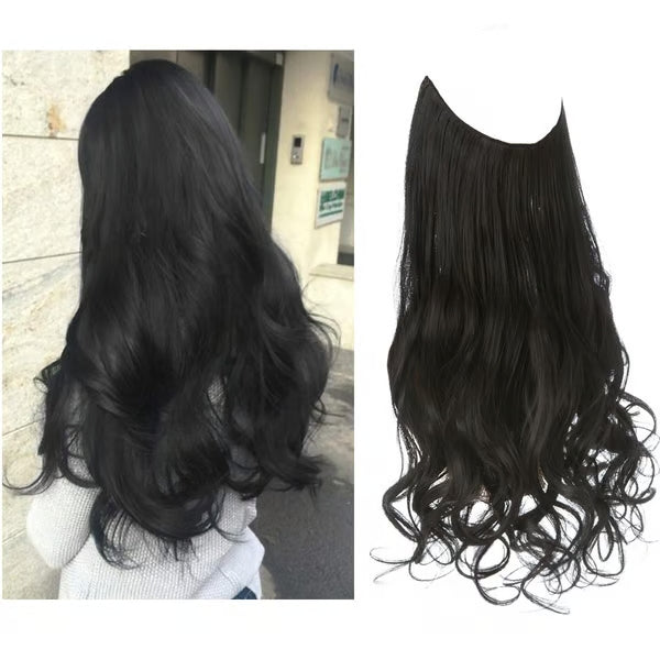 20Sec Hair Magic! Invisible 100% Gray Coverage! U-Part Wig Undetectable Glueless Wiglet for Thin Hair